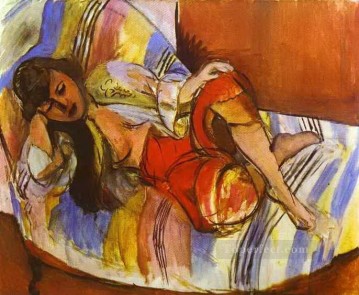 アンリ・マティス Painting - オダリスク 1923 年抽象フォービズム アンリ マティス